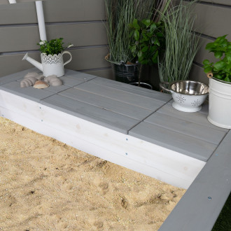 Meppi sandpit Usedom gray / white