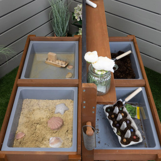 Meppi mud kitchen Little Gardener Flexi - brown