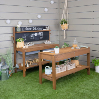 Meppi mud kitchen Little Gardener Flexi - brown