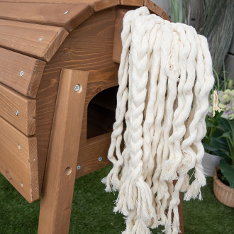Meppi cavallo in legno per giardino