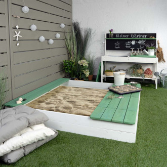 Meppi sandpit Laboe white / green