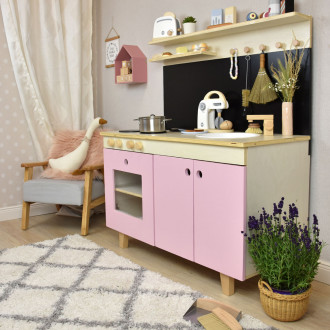 Malmö children’s kitchen by Meppi - pink