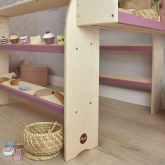 Meppi tienda de madera Lollipop con toldo