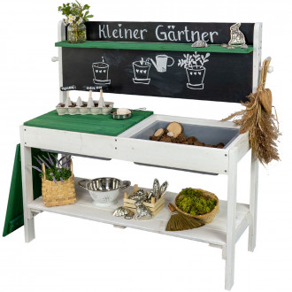 Meppi mud kitchen Little gardener white / green