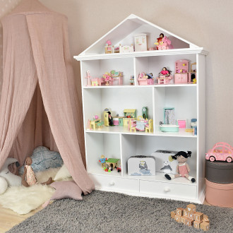 Meppi casa de muñecas / estante de madera