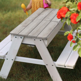 Meppi dinette Rügen bianco / grigio