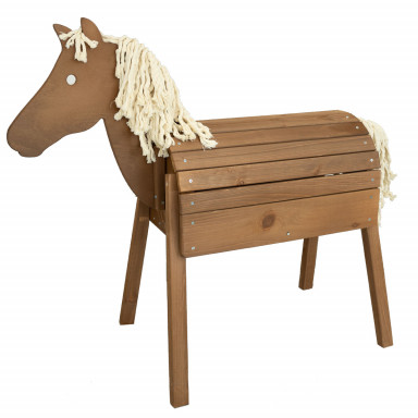 Meppi cheval en bois pour le jardin