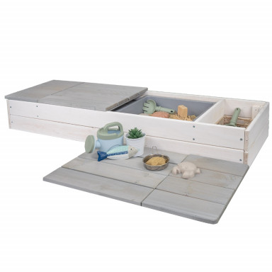 Meppi sandbox Sandbank - white / grey